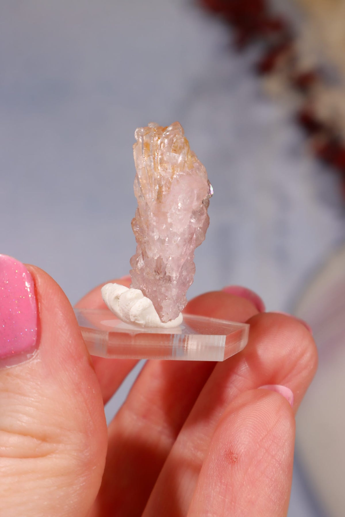 Crystallised Rose Quartz | 30mm | Brazil Minerals Tali & Loz Crystals