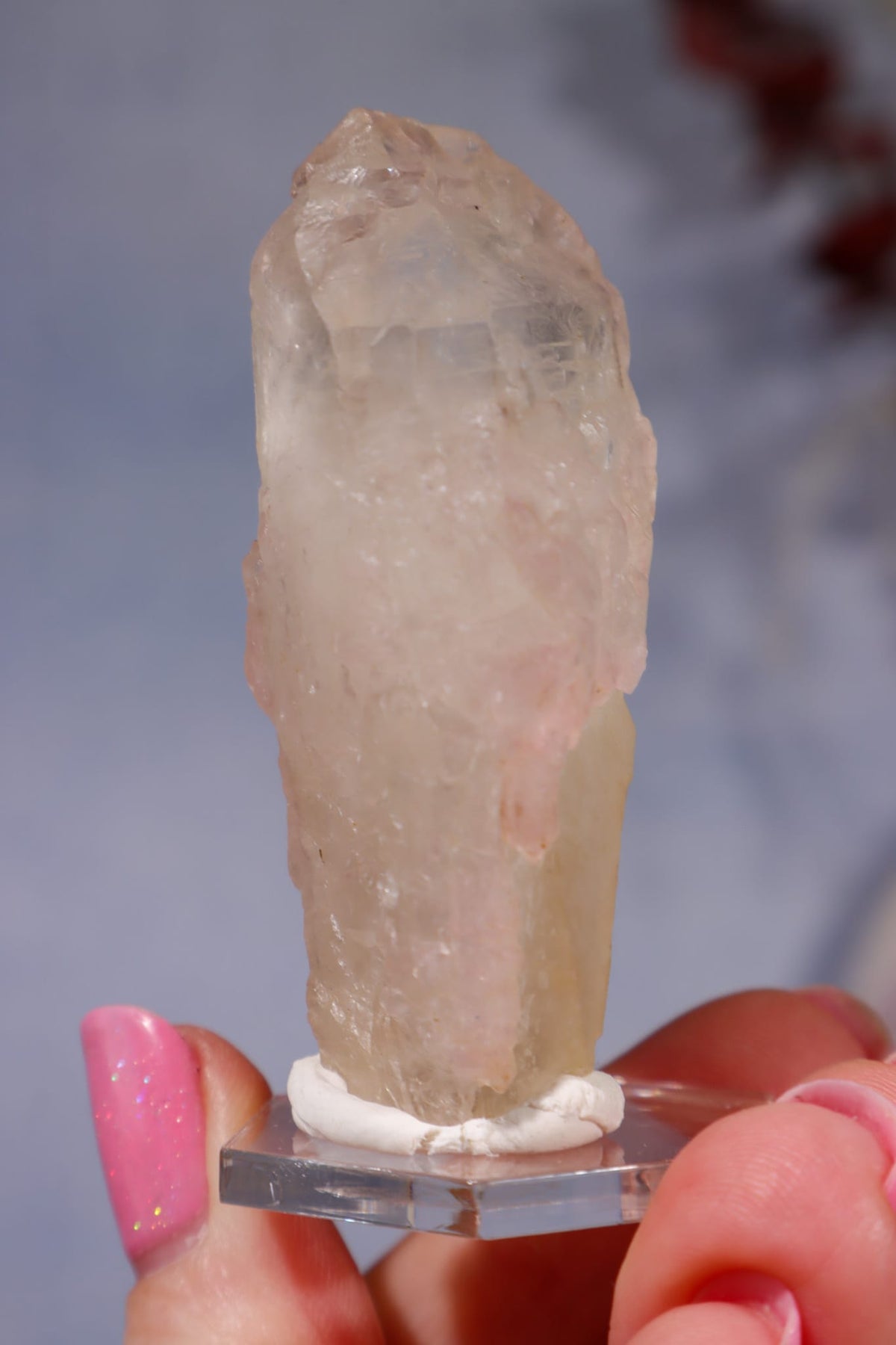 Crystallised Rose Quartz | 55mm | Brazil Minerals Tali & Loz Crystals