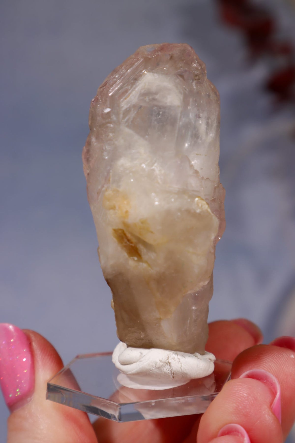 Crystallised Rose Quartz | 55mm | Brazil Minerals Tali & Loz Crystals
