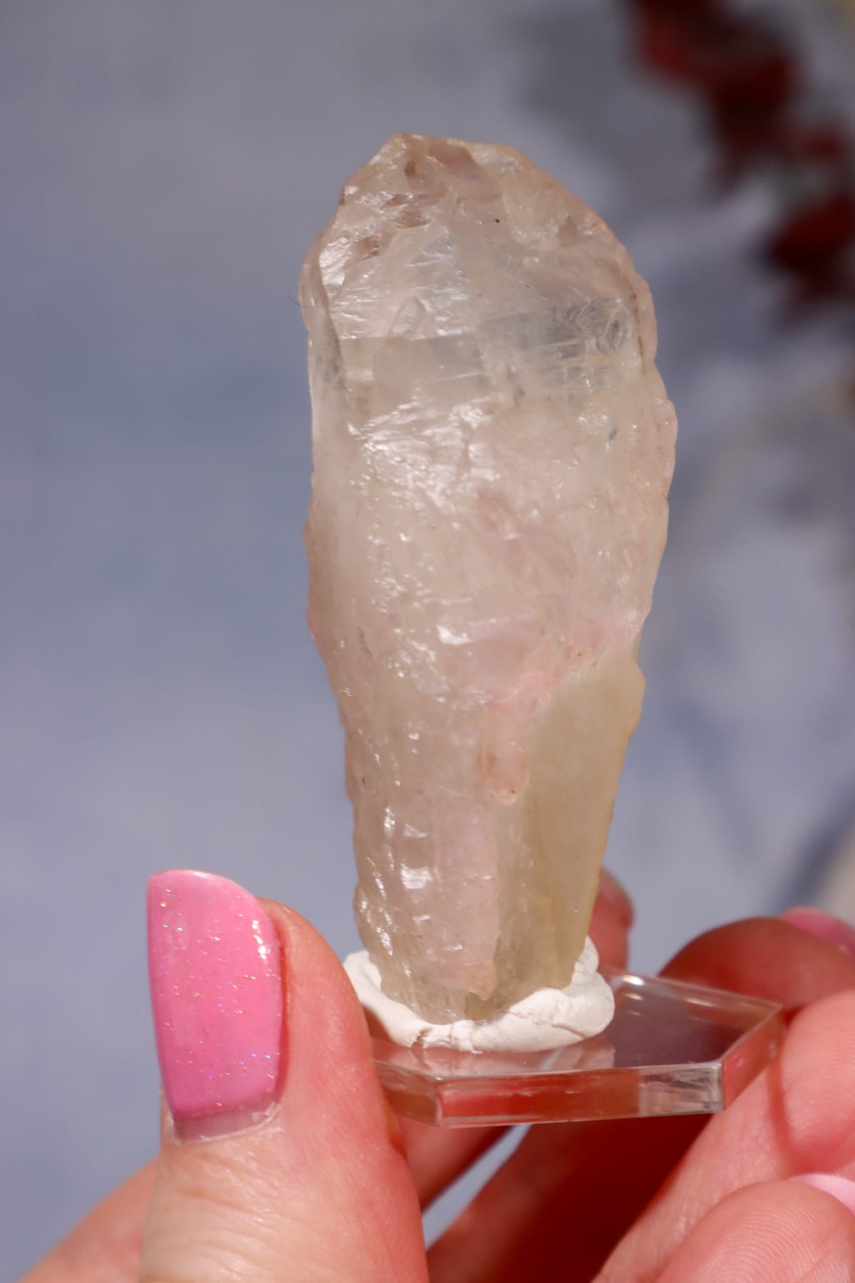 Crystallised Rose Quartz | 55mm | Brazil Minerals Tali & Loz Crystals