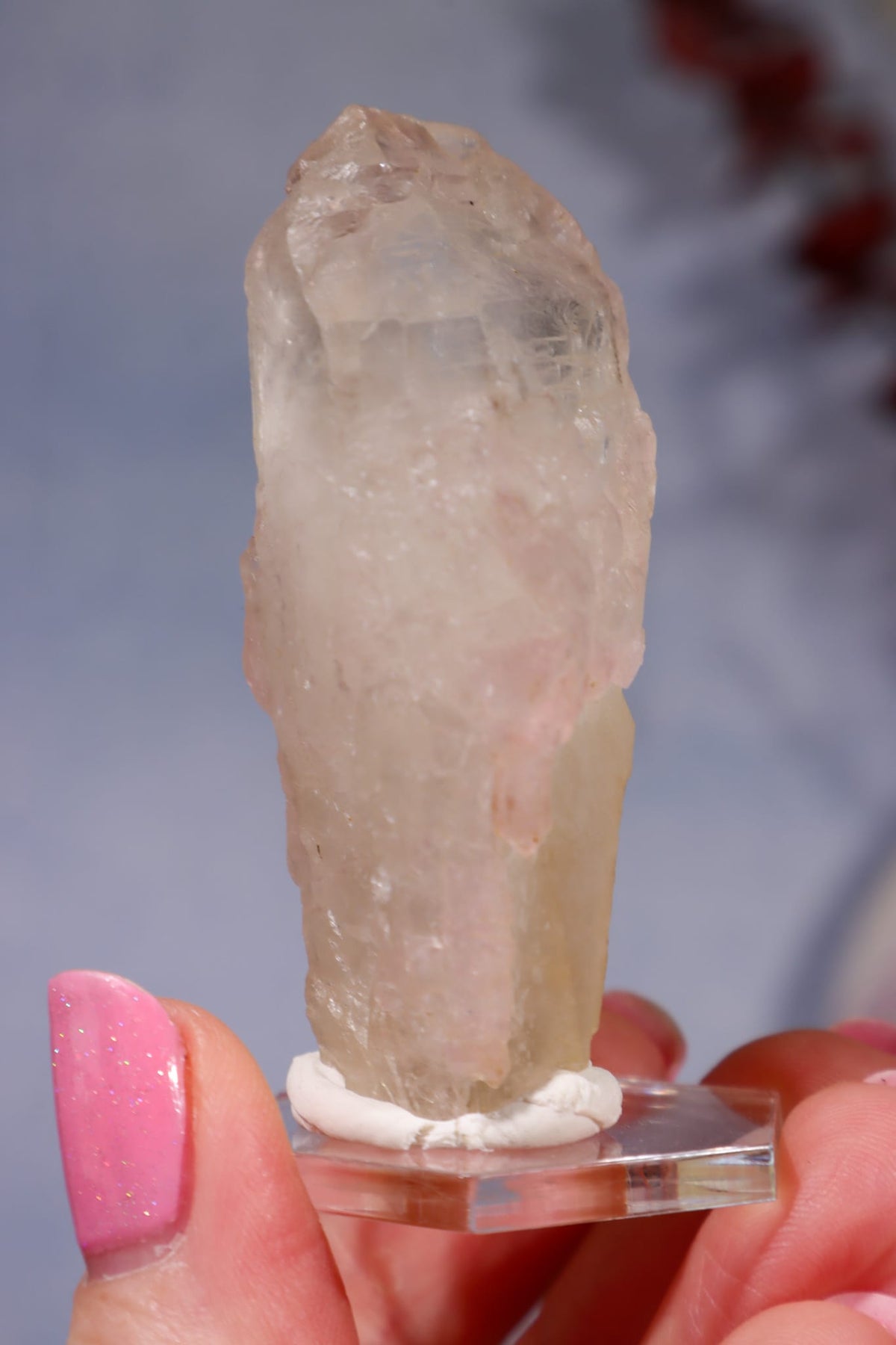 Crystallised Rose Quartz | 55mm | Brazil Minerals Tali & Loz Crystals