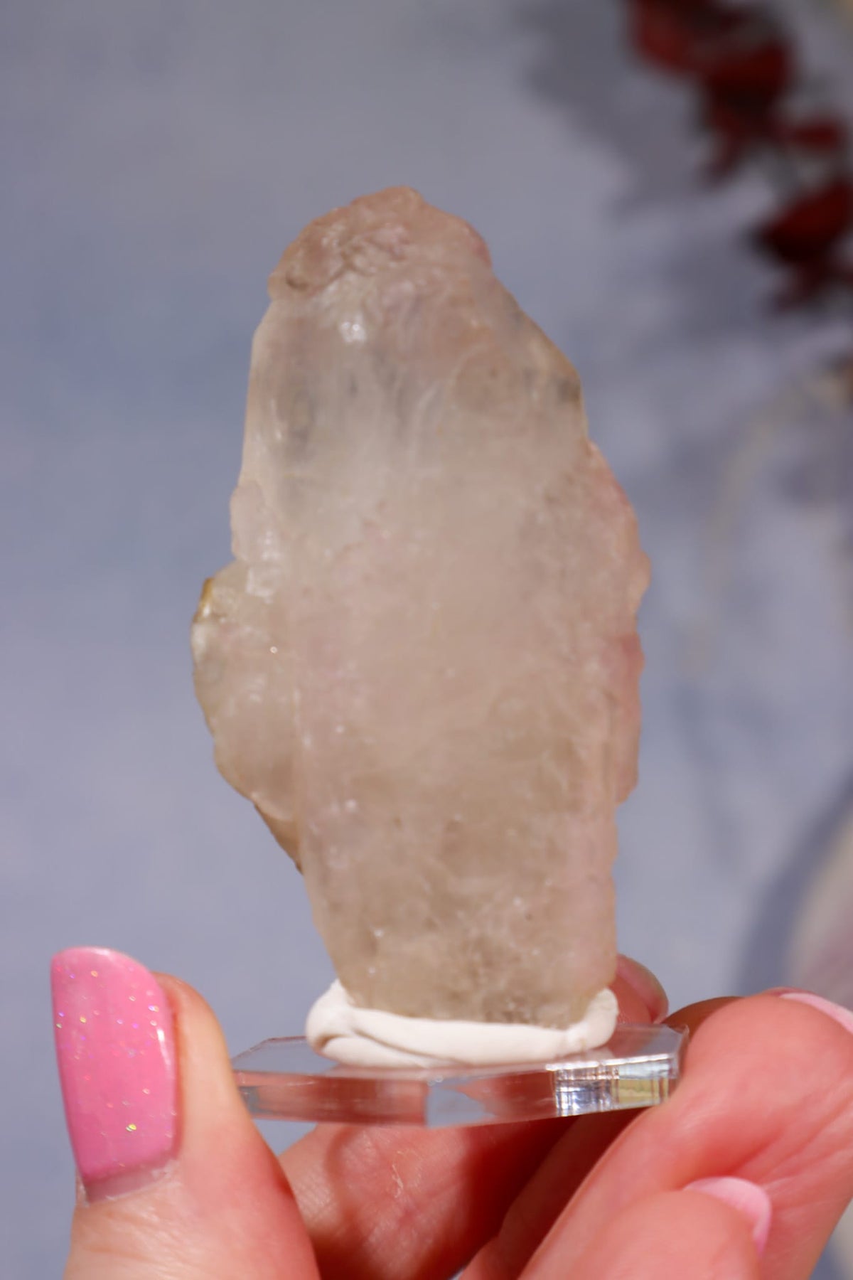 Crystallised Rose Quartz | 55mm | Brazil Minerals Tali & Loz Crystals