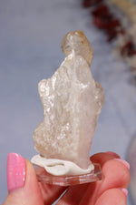 Crystallised Rose Quartz with Smoky Elestial Quartz | 60mm Minerals Tali & Loz Crystals