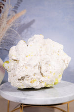 Crystallised Sulphur on Baryte 3.2kg - Tali & Loz Crystals