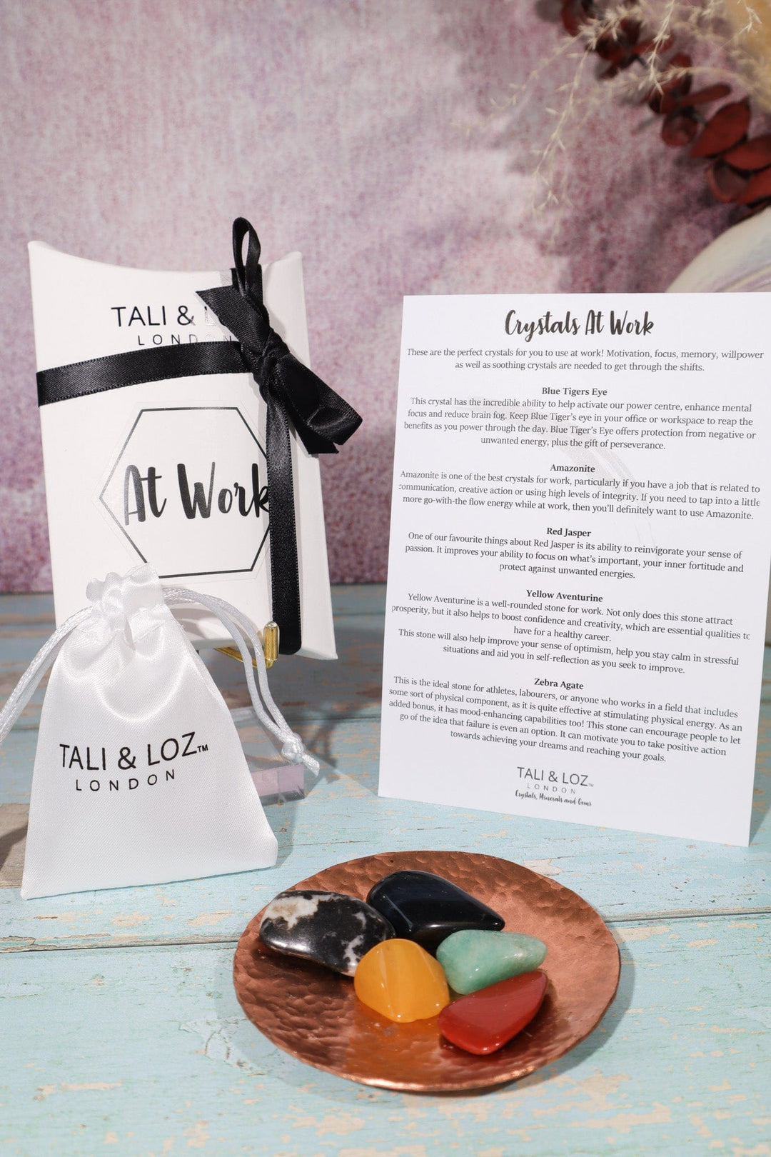 Crystals At Work Gift Set Crystal Sets Tali & Loz Crystals