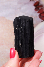 Cut Base Black Tourmaline Points| Intuitively Chosen Rough Crystals Tali & Loz Crystals