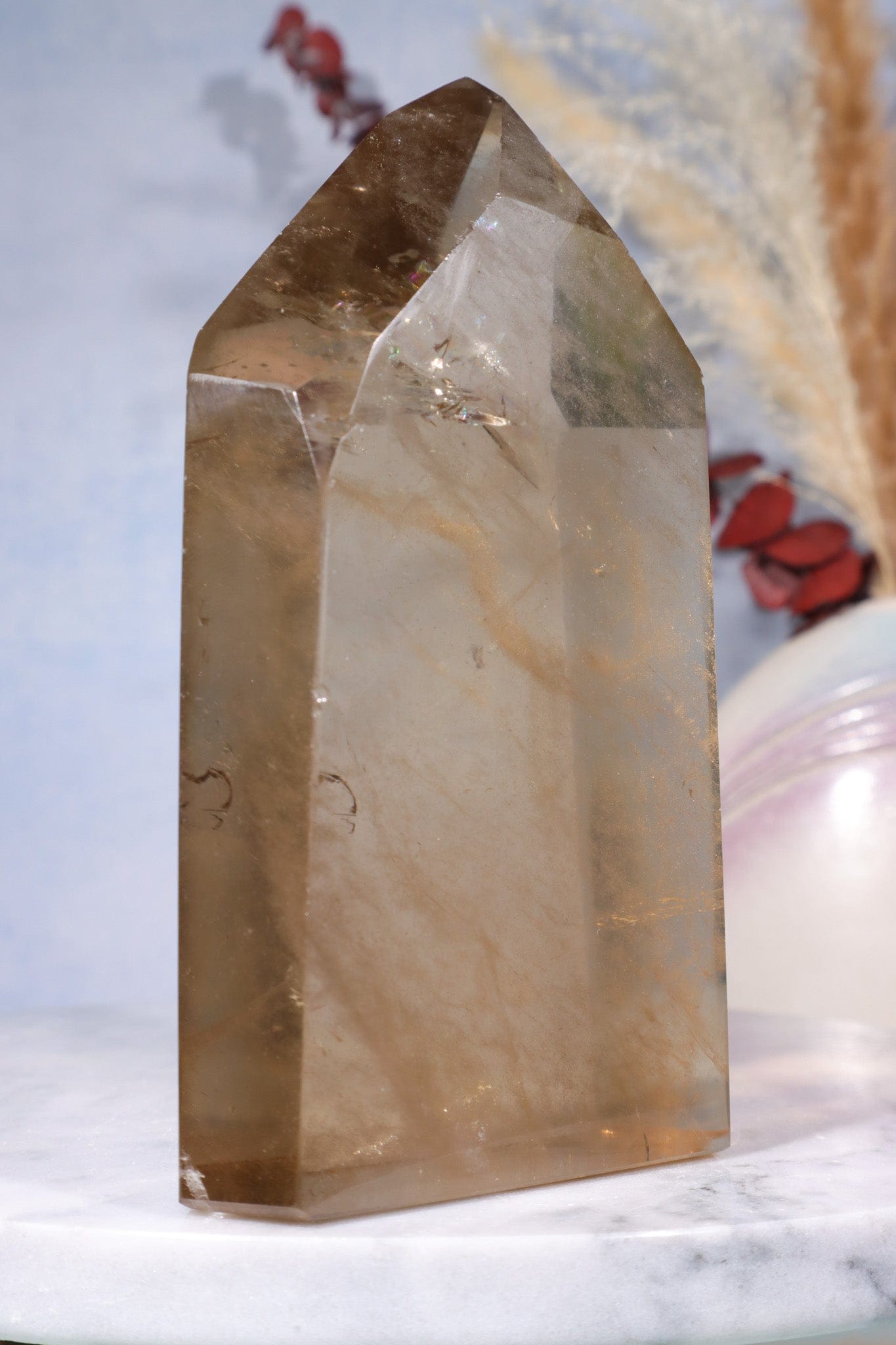 Dark Citrine Tower 12.5cm Towers Tali & Loz Crystals