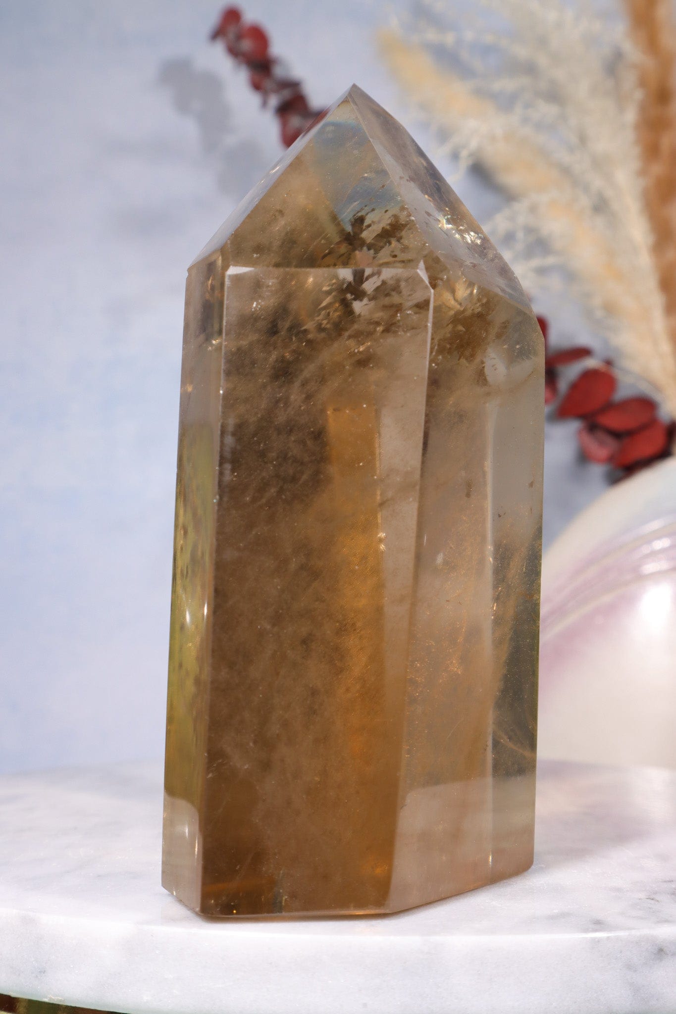 Dark Citrine Tower 12.5cm Towers Tali & Loz Crystals