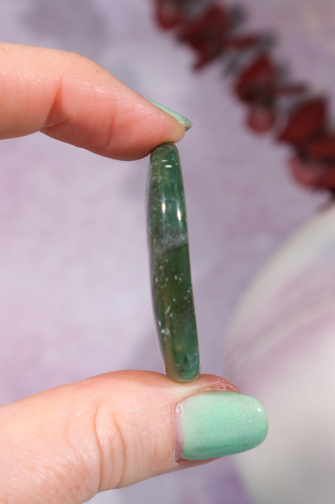 Dark Green Aventurine Worry Stones OUTLET Worry Stones Tali & Loz Crystals