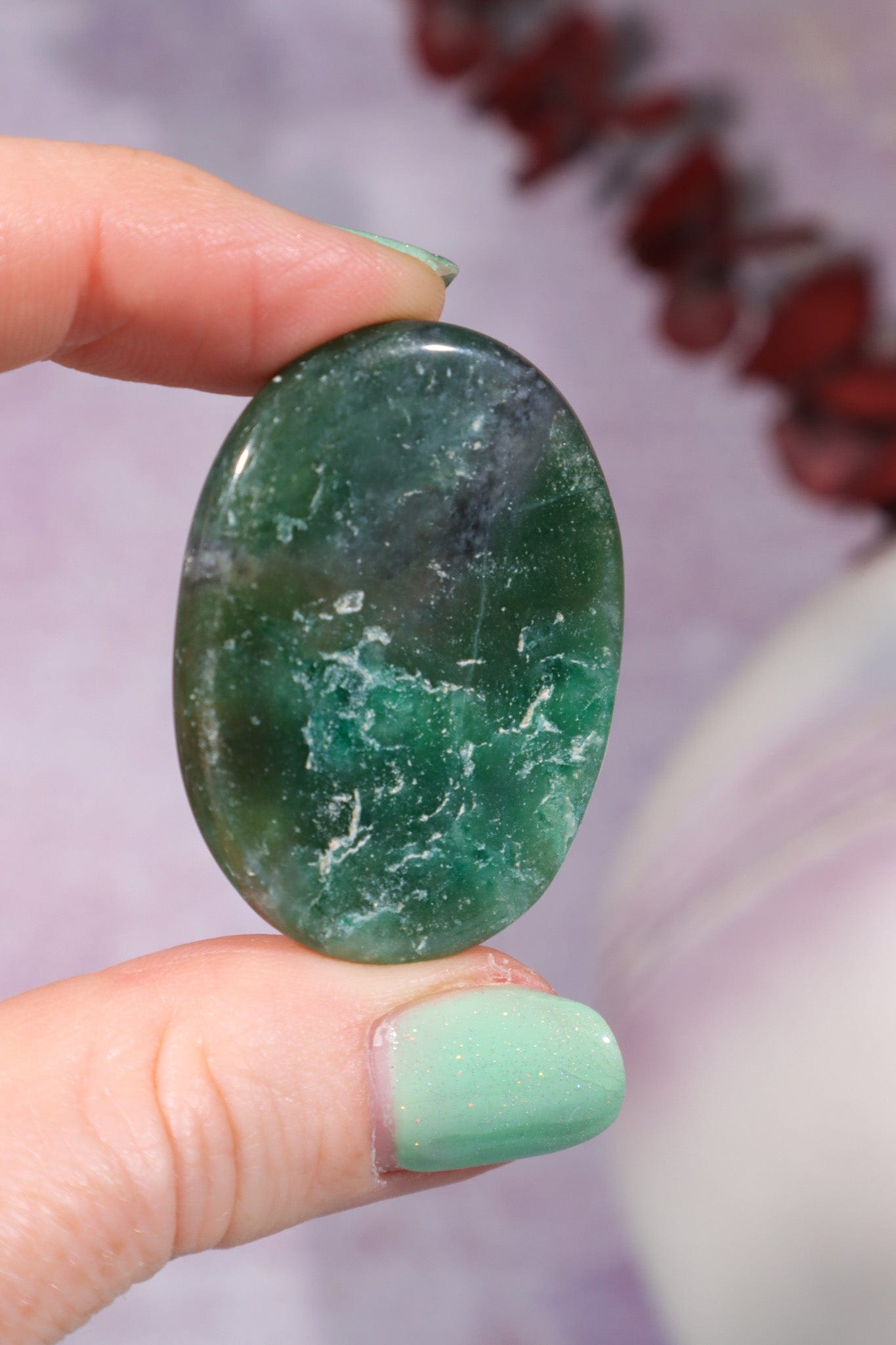 Dark Green Aventurine Worry Stones OUTLET Worry Stones Tali & Loz Crystals