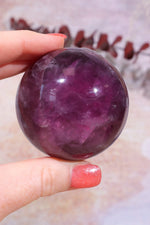 Dark Purple Fluorite Spheres, Intuitively Chosen Spheres Tali & Loz Crystals
