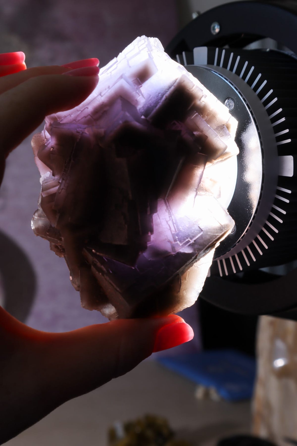 Dark Smoky Fluorite Cluster | Kharan District, Balochistan | Pakistan Minerals Tali & Loz