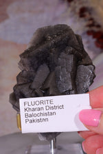 Dark Smoky Fluorite Cluster | Kharan District, Balochistan | Pakistan Minerals Tali & Loz