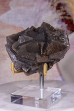Dark Smoky Fluorite Cluster | Kharan District, Balochistan | Pakistan Minerals Tali & Loz