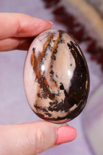 Dendritic Pink & Brown Agate Egg 5.7cm, Mexico Eggs Tali & Loz Crystals