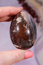 Dendritic Pink & Brown Agate Egg 5.7cm, Mexico Eggs Tali & Loz Crystals