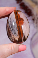 Dendritic Pink & Brown Agate Egg 5.7cm, Mexico Eggs Tali & Loz Crystals