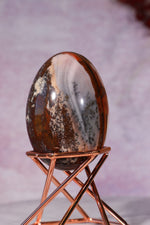 Dendritic Pink & Brown Agate Egg 5.7cm, Mexico Eggs Tali & Loz Crystals