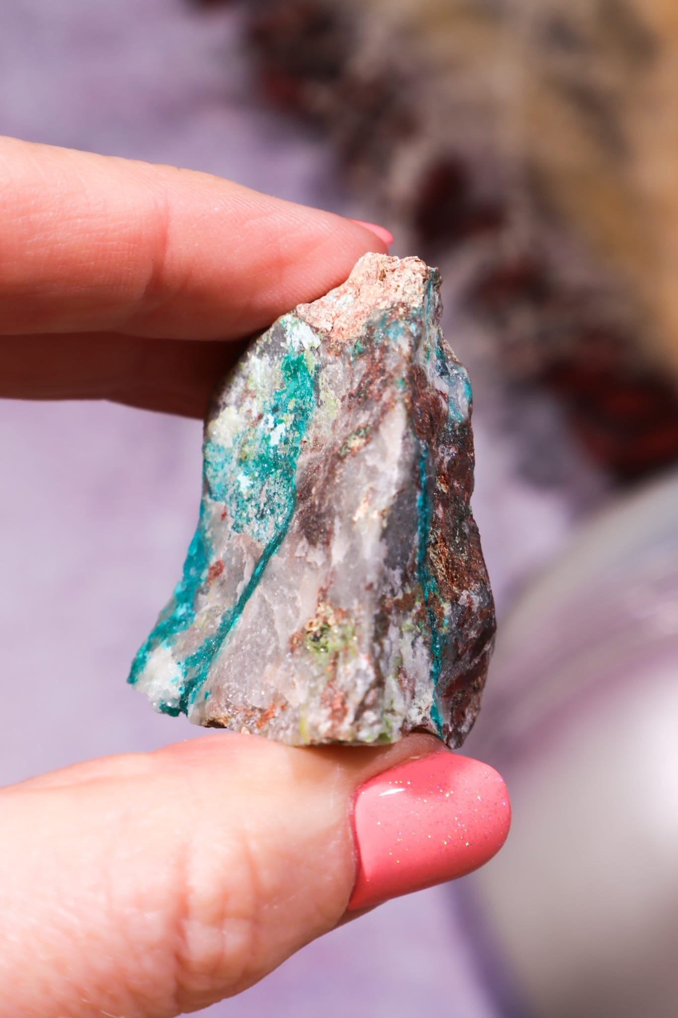 Dioptase Raw Mineral Specimen, Sold as Seen Tali & Loz Crystals