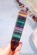 Double Terminated Fluorite Wand 11.7cm Wand Tali & Loz Crystals
