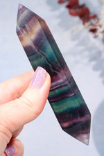 Double Terminated Fluorite Wand 11.7cm Wand Tali & Loz Crystals