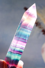 Double Terminated Fluorite Wand 11.7cm Wand Tali & Loz Crystals