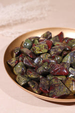 Dragon Blood Jasper Tumblestones 20-30mm - Tali & Loz Crystals