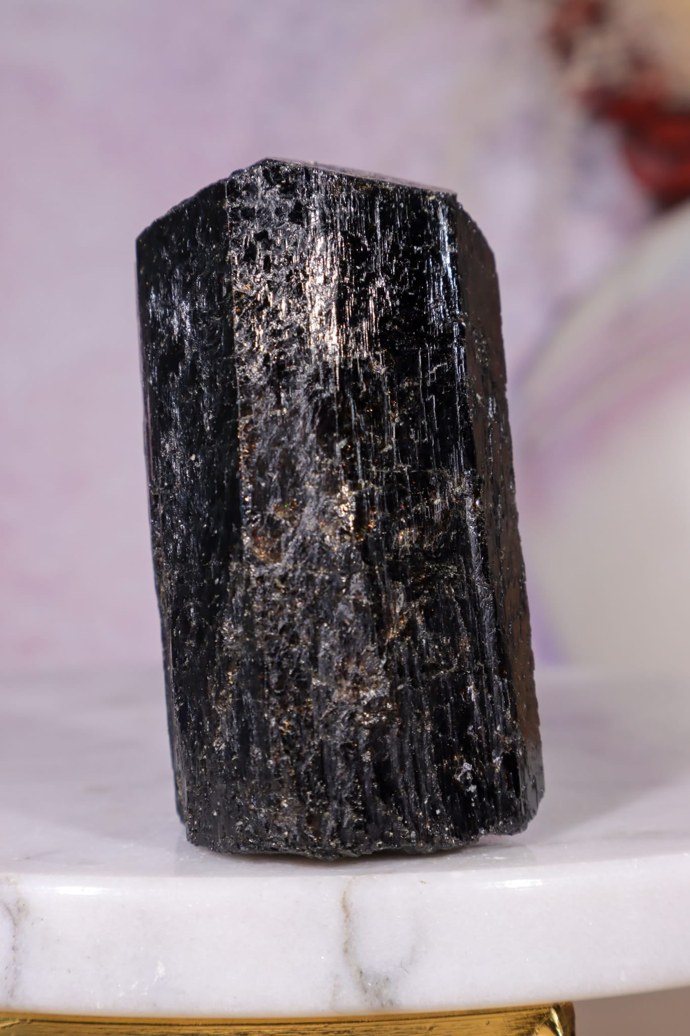 Dravite Brown Tourmaline | Raw Crystal | 122.44g | Australia Minerals Tali & Loz