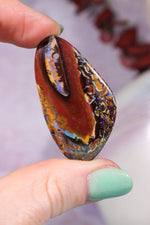 Drilled Yowah Boulder Opal Pendant 10.67gr Rocks & Fossils Tali & Loz Crystals