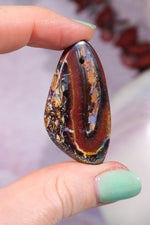 Drilled Yowah Boulder Opal Pendant 10.67gr Rocks & Fossils Tali & Loz Crystals