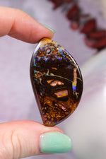 Drilled Yowah Boulder Opal Pendant 14.47gr Rocks & Fossils Tali & Loz Crystals