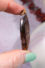 Drilled Yowah Boulder Opal Pendant 14.47gr Rocks & Fossils Tali & Loz Crystals
