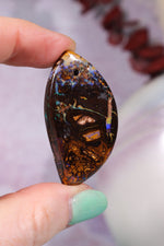 Drilled Yowah Boulder Opal Pendant 14.47gr Rocks & Fossils Tali & Loz Crystals