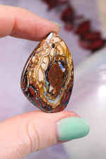Drilled Yowah Boulder Opal Pendant 6.85gr Rocks & Fossils Tali & Loz Crystals
