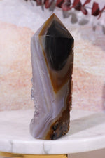 Druzy Amethyst Agate Tower, Sold as Seen Towers Tali & Loz Crystals