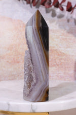 Druzy Amethyst Agate Tower, Sold as Seen Towers Tali & Loz Crystals