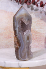 Druzy Amethyst Agate Tower, Sold as Seen Towers Tali & Loz Crystals