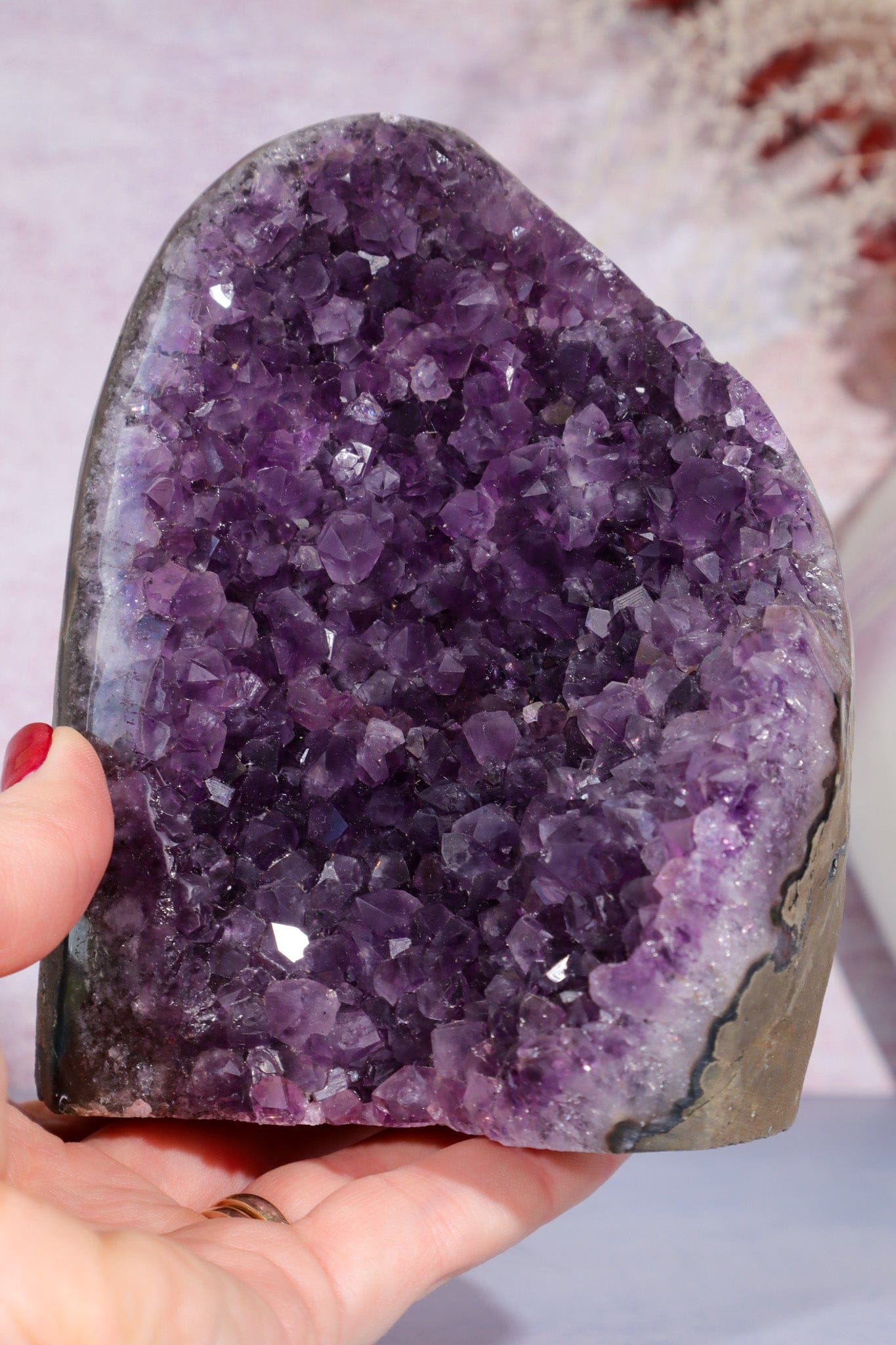 Druzy Amethyst Cut Base Freeform 1.2KG Freeform Tali & Loz Crystals