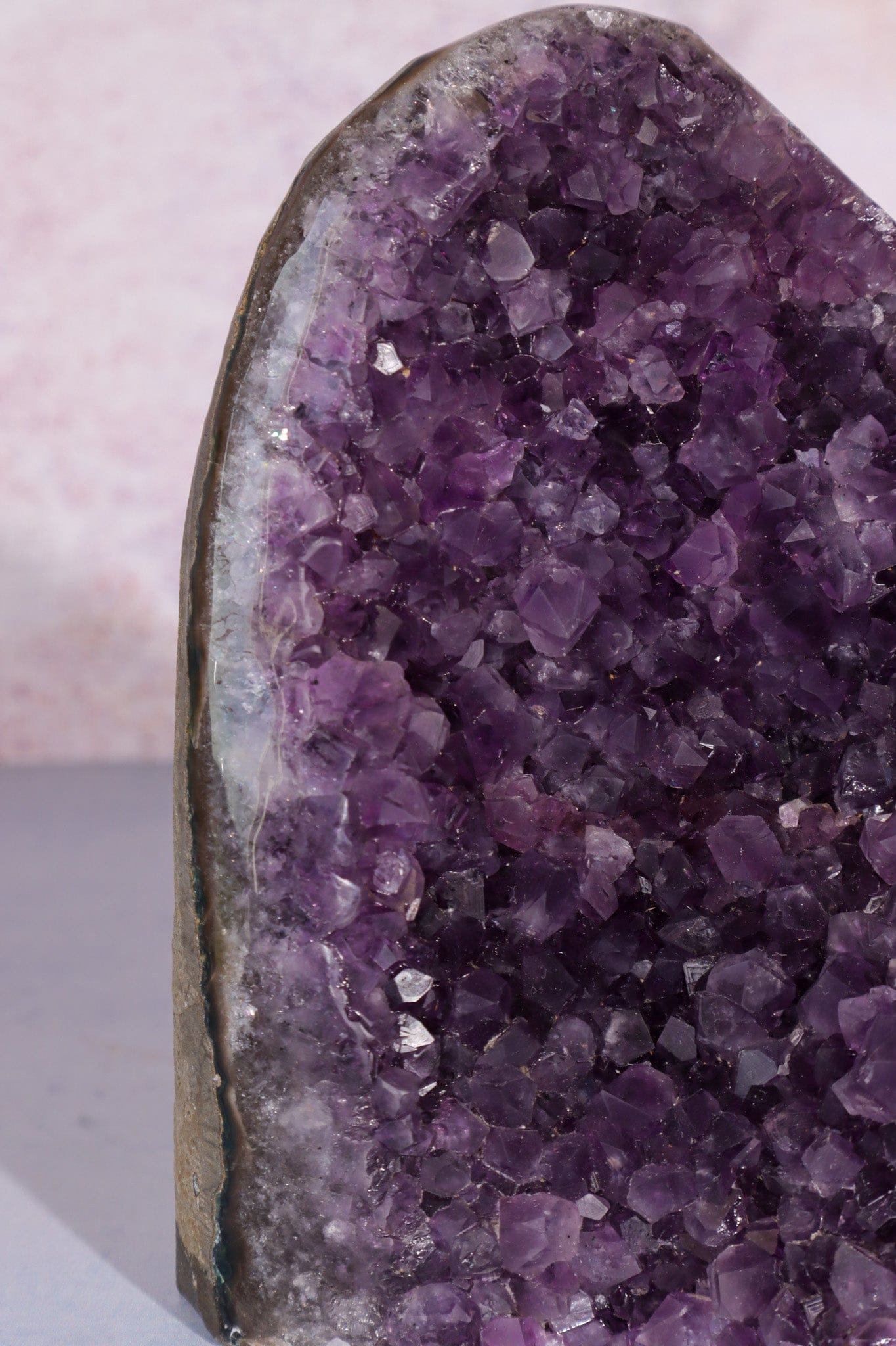 Druzy Amethyst Cut Base Freeform 1.2KG Freeform Tali & Loz Crystals