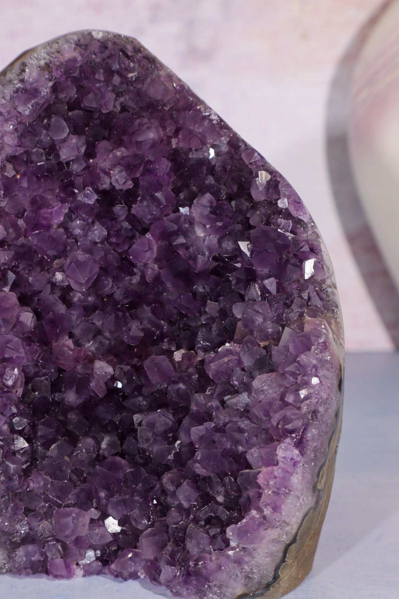 Druzy Amethyst Cut Base Freeform 1.2KG Freeform Tali & Loz Crystals