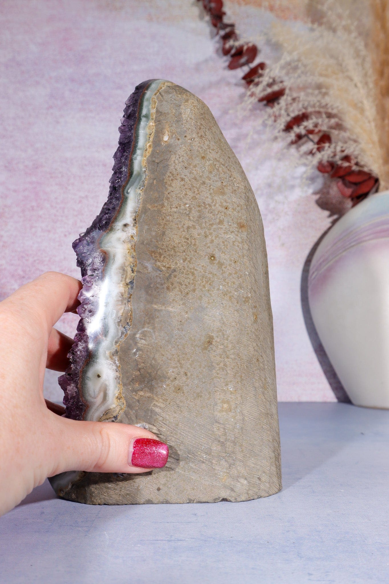 Druzy Amethyst Cut Base Freeform 2.3KG Freeform Tali & Loz Crystals