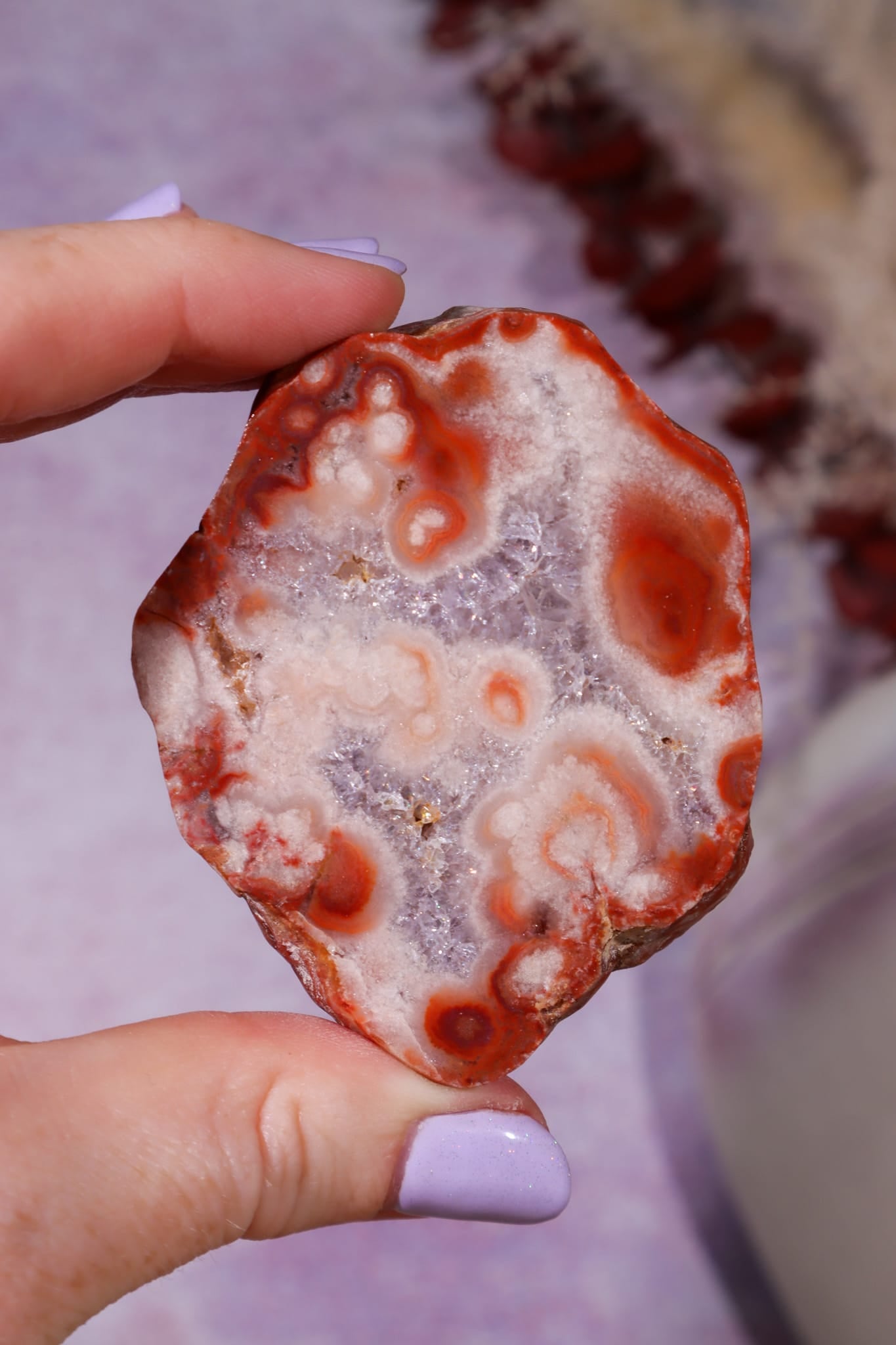 Dulcote Agate Slice | Choose Your Piece (A–C) | Somerset, UK Mineral Specimen Tali & Loz Crystals