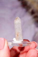 Dumortierite in Quartz Raw Crystal Point, 3cm, Brazil, Sold as Seen Minerals Tali & Loz Crystals