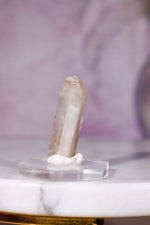 Dumortierite in Quartz Raw Crystal Point, 3cm, Brazil, Sold as Seen Minerals Tali & Loz Crystals