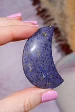 Dumortierite Moon | 55 × 40mm | Brazil Moon Tali and Loz