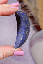 Dumortierite Moon | 55 × 40mm | Brazil Moon Tali and Loz