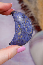 Dumortierite Moon | 55 × 40mm | Brazil Moon Tali and Loz