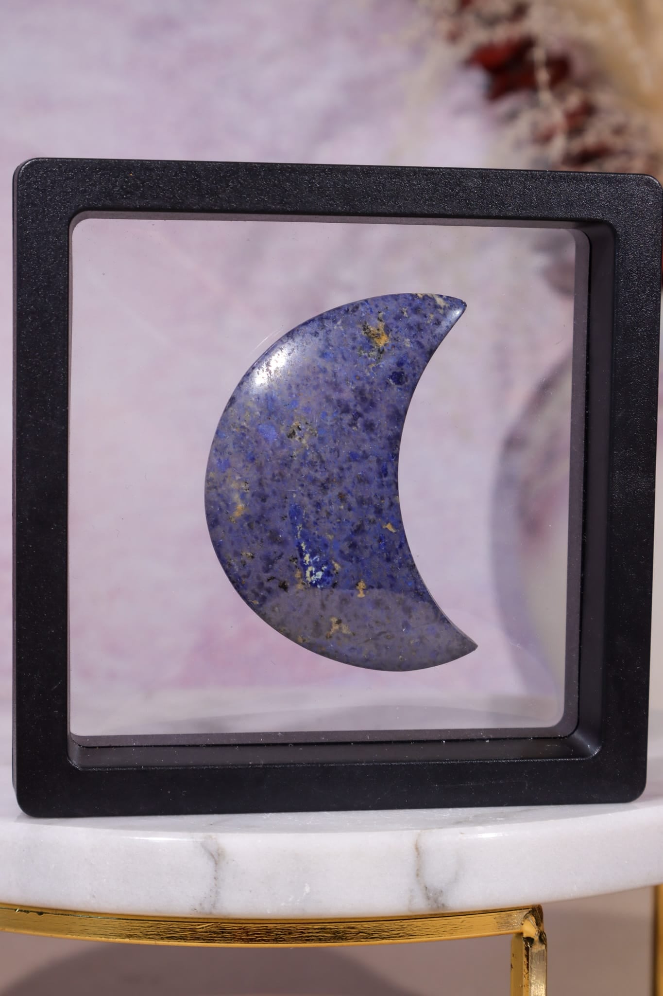 Dumortierite Moon | 55 × 40mm | Brazil Moon Tali and Loz