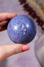 Dumortierite Spheres 5.5cm, Peru spheres Tali & Loz Crystals