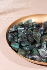 Emerald Tumblestones 10-20mm - Tali & Loz Crystals